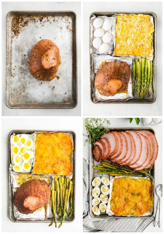 Sheet Pan Easter Dinner with Ham Recipe - The Cookie Rookie®