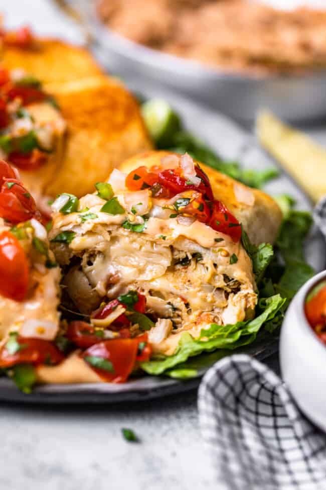 Baked Chicken Chimichangas Recipe - The Cookie Rookie®