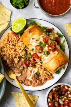 Baked Chicken Chimichangas Recipe - The Cookie Rookie®