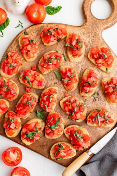 Tomato Bruschetta Recipe - The Cookie Rookie®