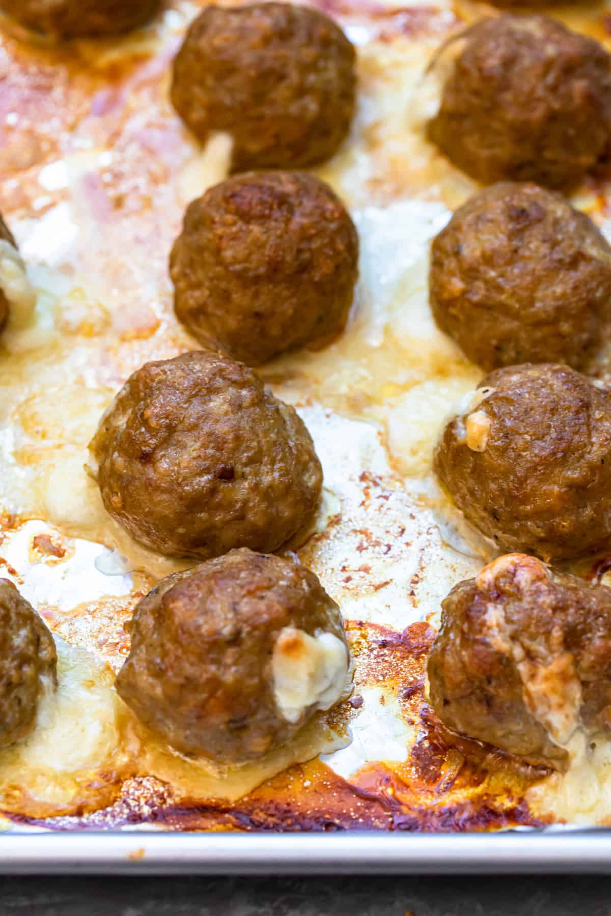 Cheesy Baked Turkey Meatballs Story The Cookie Rookie®