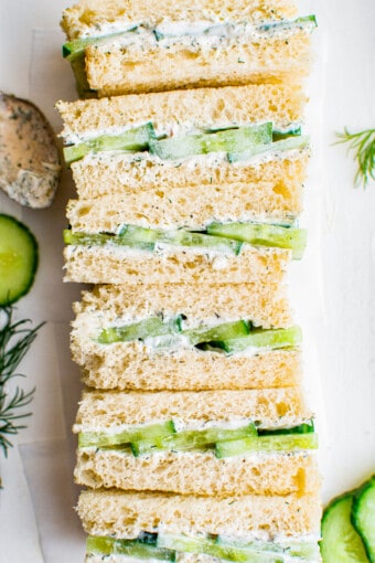 Cucumber Sandwiches Recipe - The Cookie Rookie®