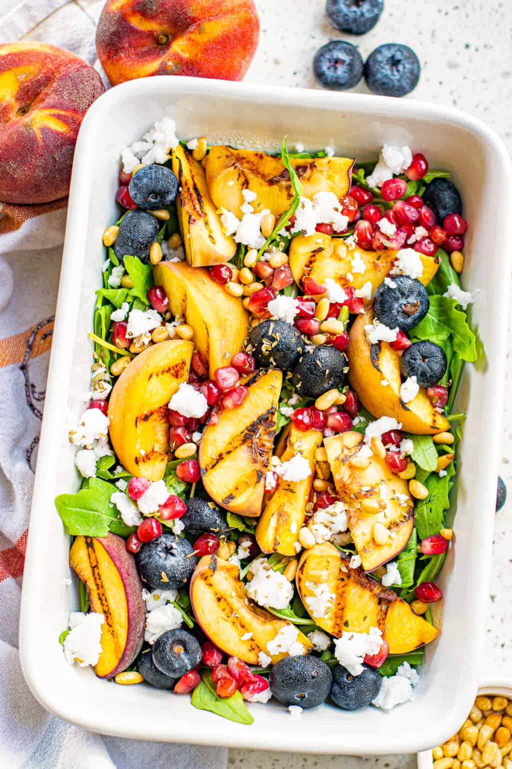 Grilled Peach Salad Recipe The Cookie Rookie