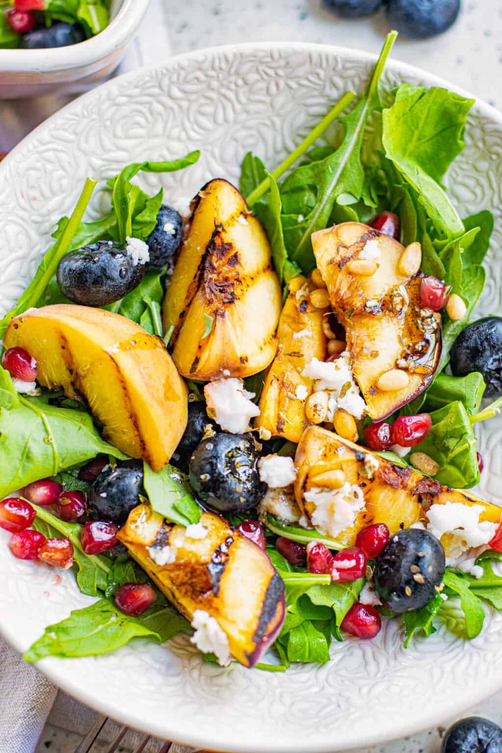 Grilled Peach Salad Recipe - The Cookie Rookie®