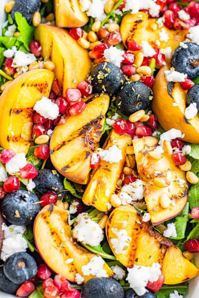 Grilled Peach Salad Recipe The Cookie Rookie