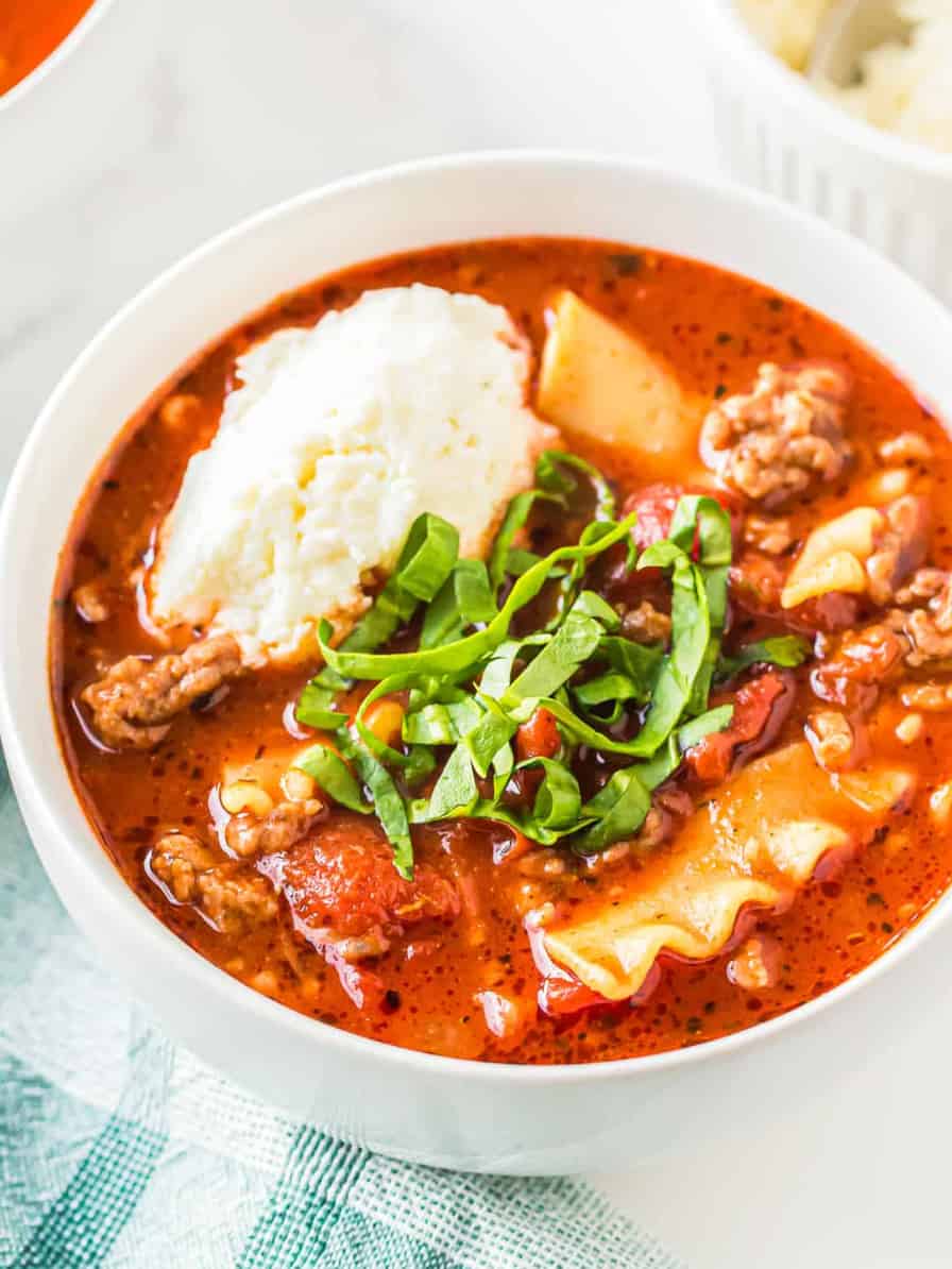 Lasagna Soup