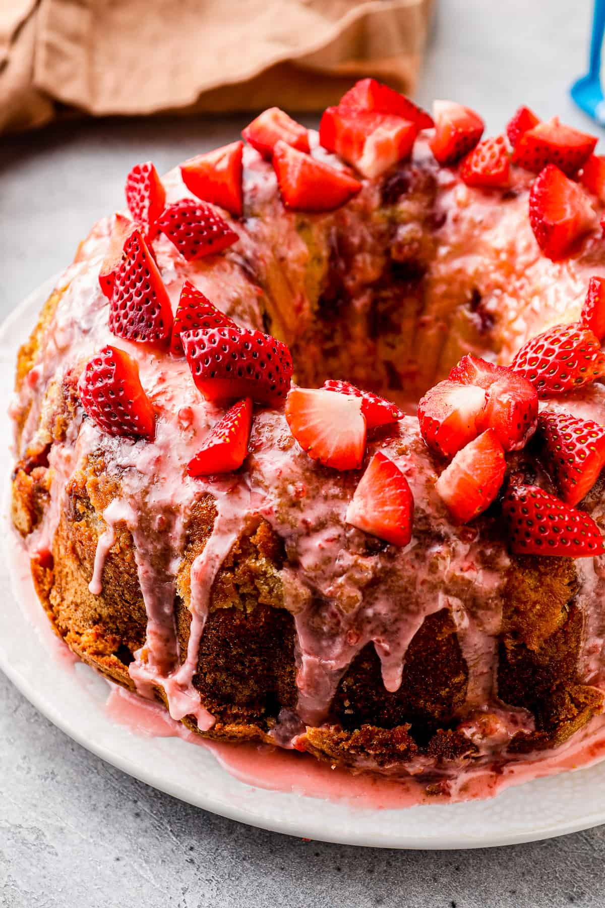 Strawberry Pound Cake Recipe The Cookie Rookie 