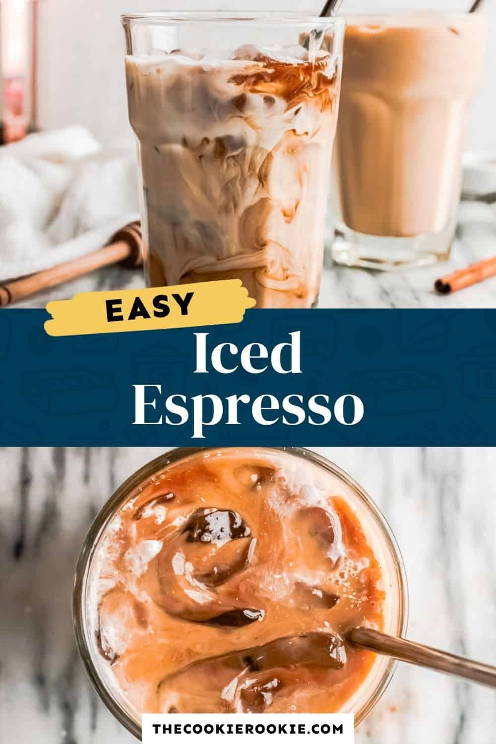 Iced Espresso Recipe - The Cookie Rookie®