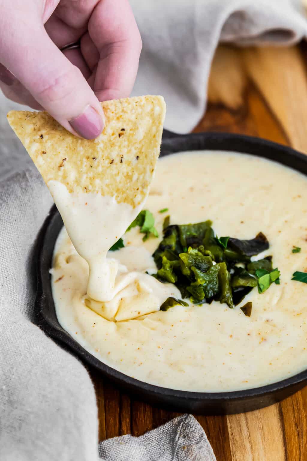 Poblano Queso Recipe - The Cookie Rookie®