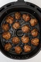 Air Fryer Meatballs Recipe - The Cookie Rookie®