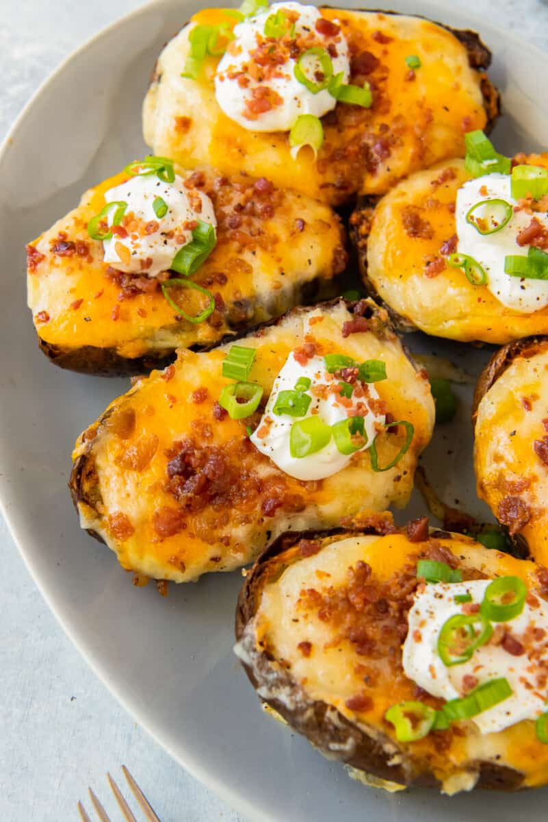 Air Fryer Twice Baked Potatoes - The Cookie Rookie®