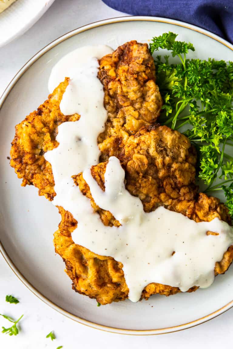 Chicken Fried Steak with Gravy - The Cookie Rookie®