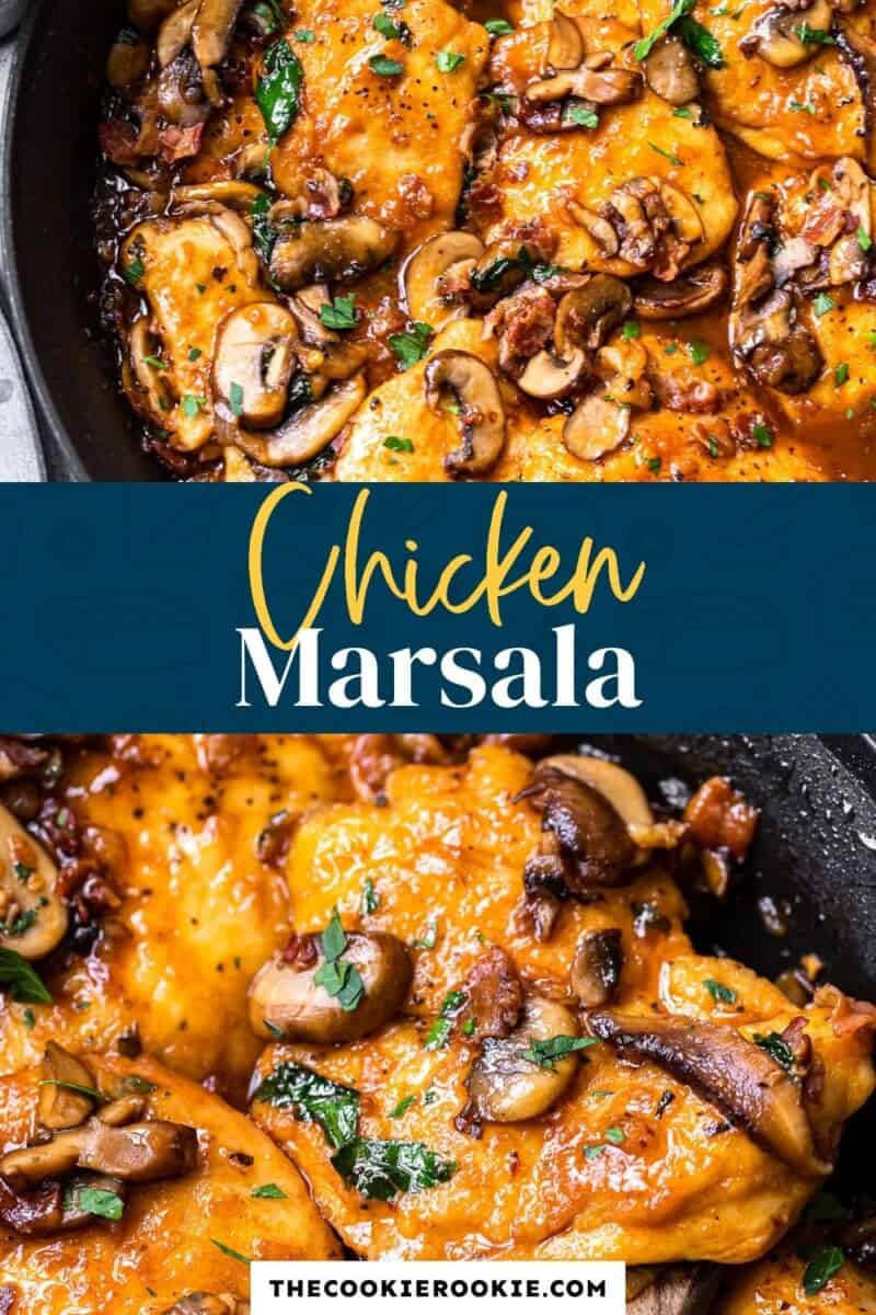Chicken Marsala Recipe - The Cookie Rookie®