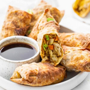 featured air fryer egg rolls