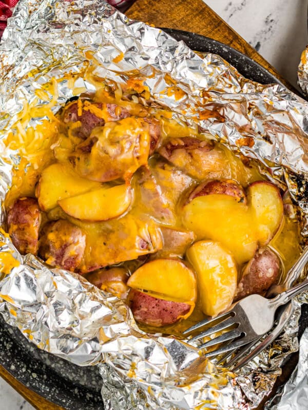 cheesy grilled ranch potato foil packet