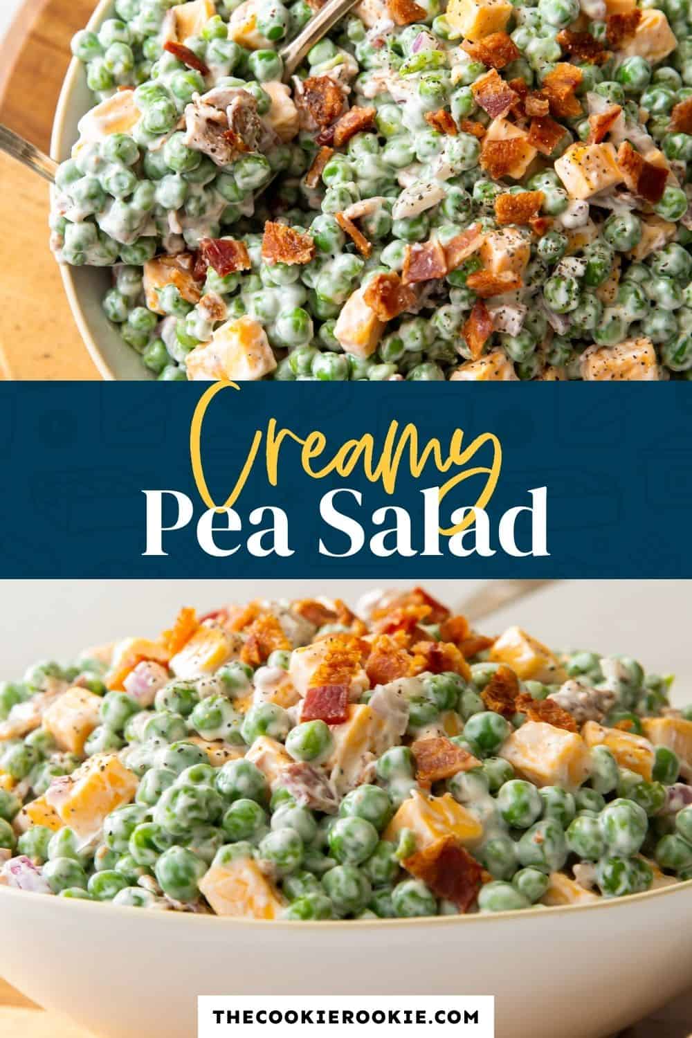 Creamy Pea Salad - The Cookie Rookie®