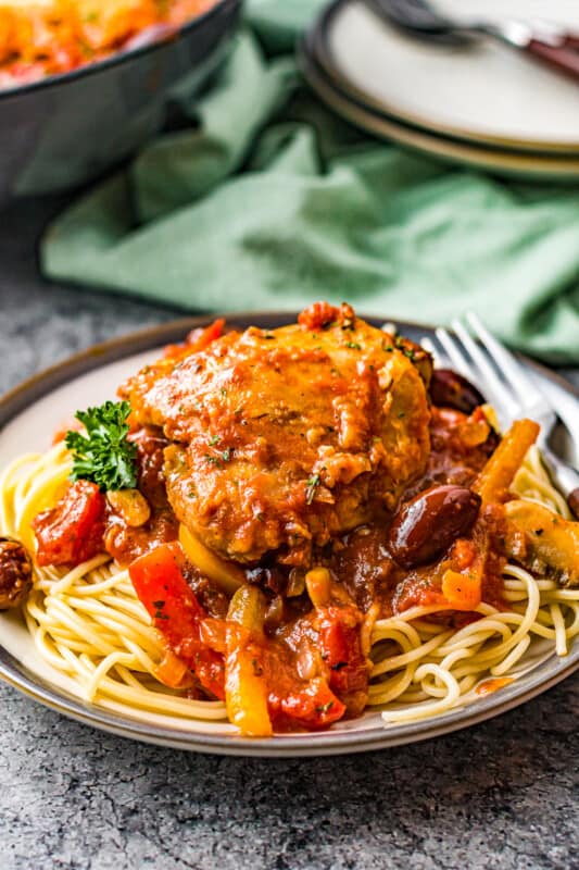 Chicken Cacciatore - The Cookie Rookie®