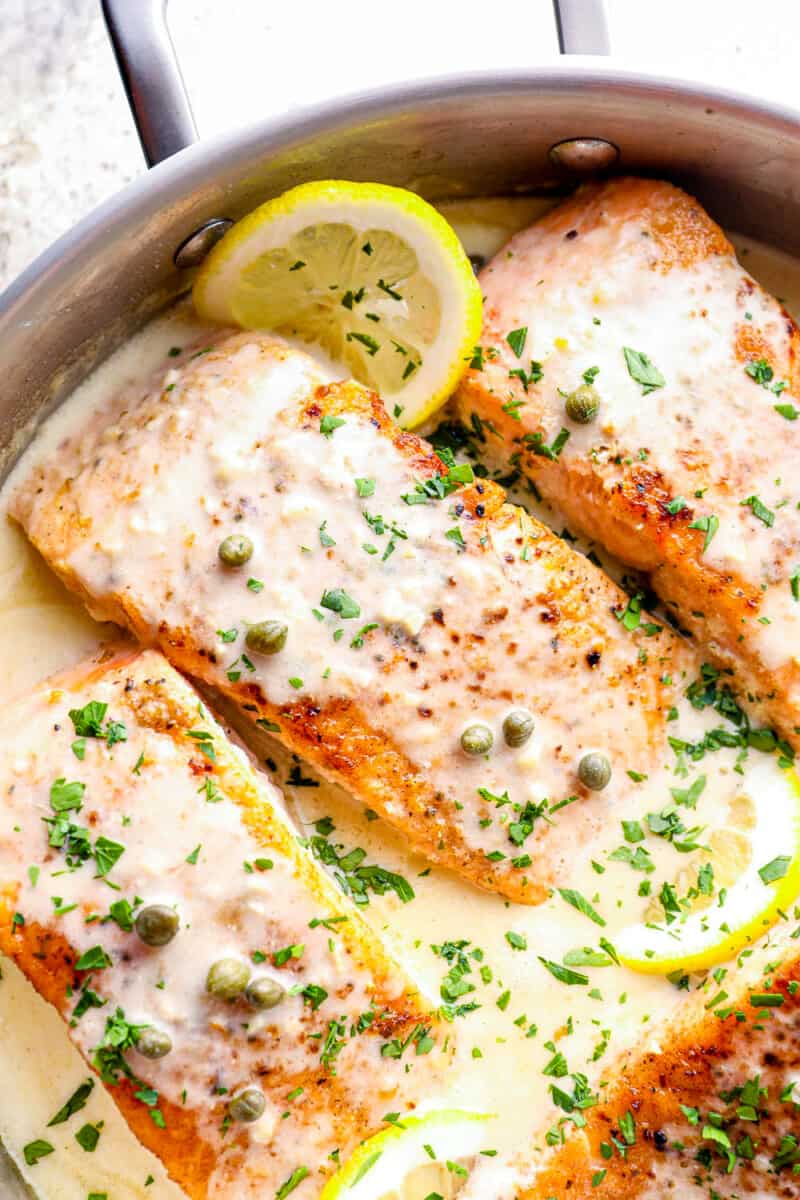 Salmon Piccata - The Cookie Rookie®