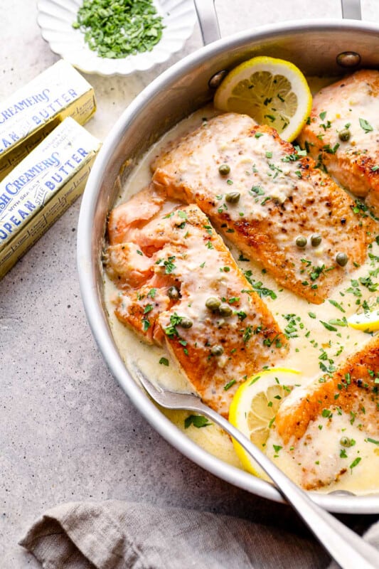 Salmon Piccata Recipe - The Cookie Rookie®