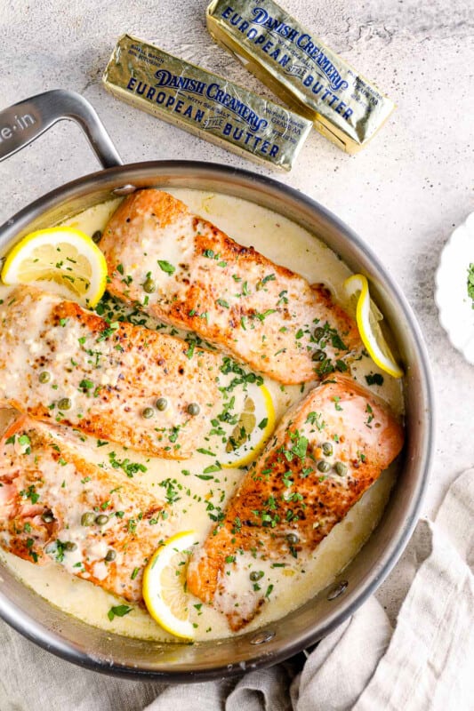 Salmon Piccata Recipe - The Cookie Rookie®