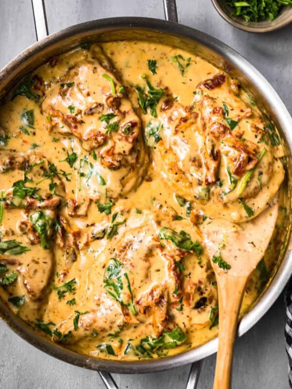 Tuscan Chicken in Parmesan Cream Sauce - The Cookie Rookie®