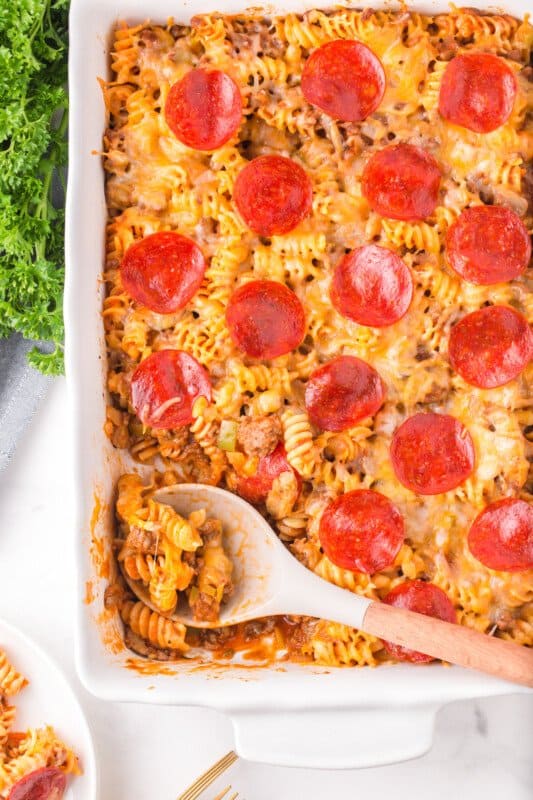 Pizza Casserole Recipe The Cookie Rookie®