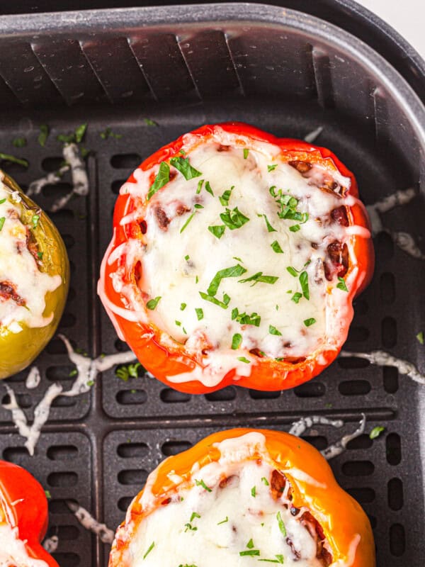 air fryer stuffed peppers in the air fryer