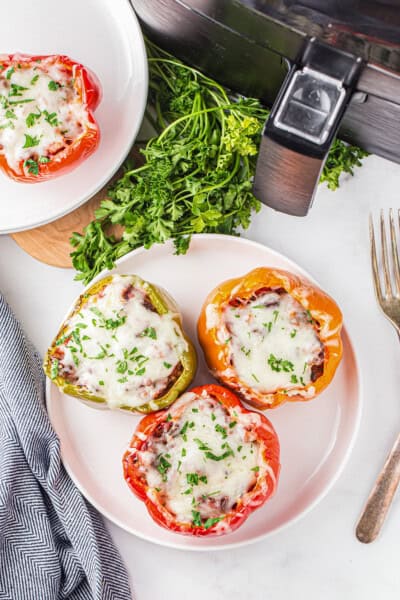 Air Fryer Stuffed Peppers Recipe The Cookie Rookie