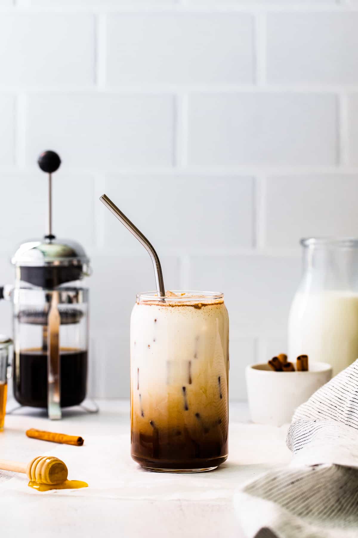 Iced Honey Cinnamon Latte Recipe