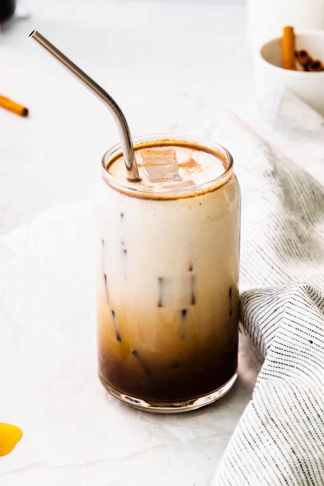 Iced Honey Cinnamon Lattes Recipe - The Cookie Rookie®