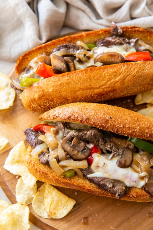 Philly Cheesesteak Recipe - The Cookie Rookie®