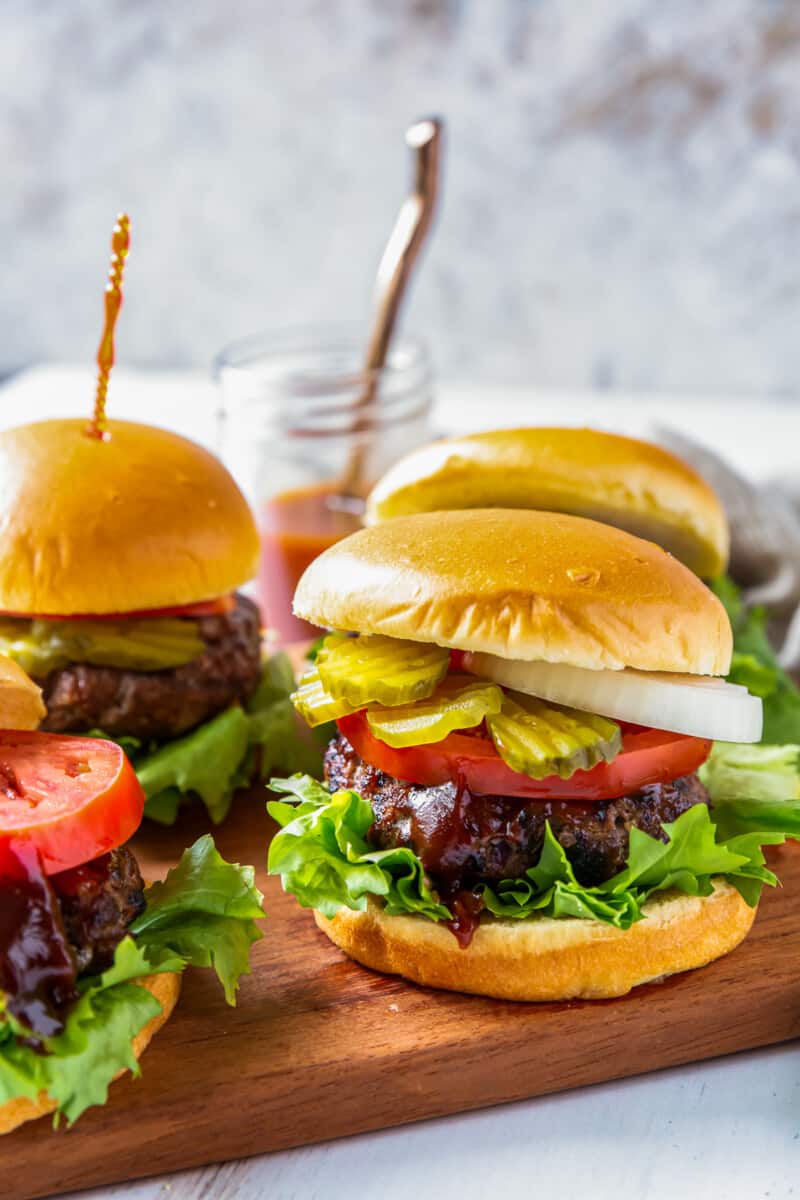 The Best Grilled BBQ Burger Recipe 