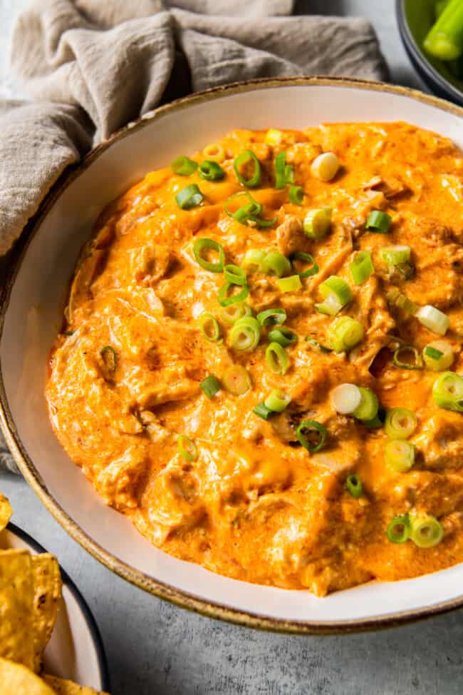 Crockpot Buffalo Chicken Dip - The Cookie Rookie®