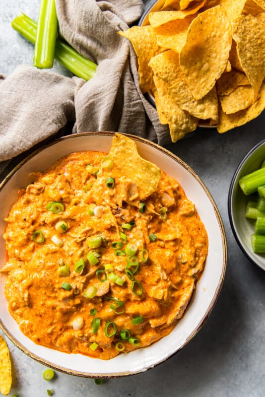 Crockpot Buffalo Chicken Dip - The Cookie Rookie®