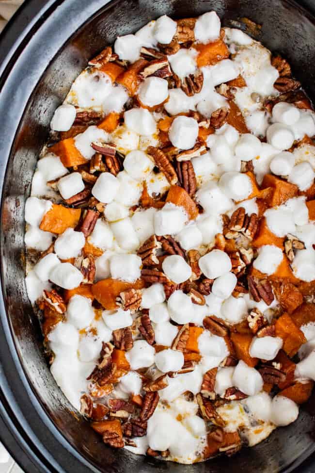 Crockpot Sweet Potato Casserole - The Cookie Rookie®