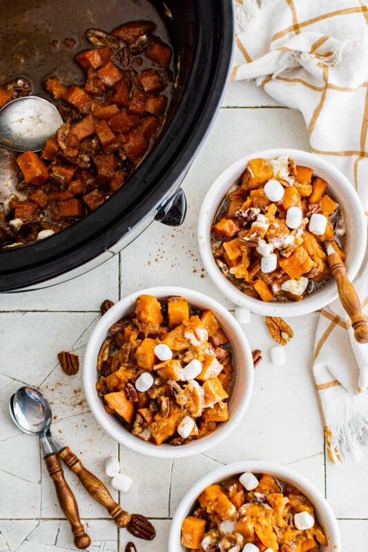 Crockpot Sweet Potato Casserole - The Cookie Rookie®