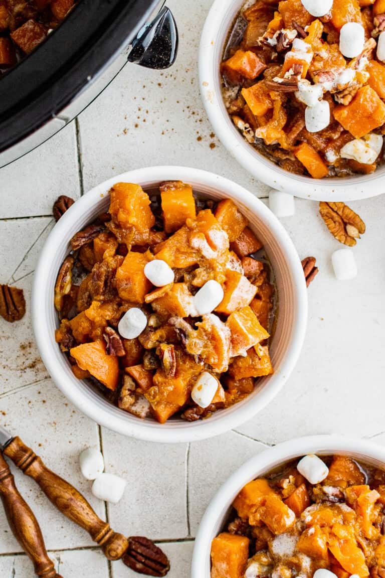 Crockpot Sweet Potato Casserole - The Cookie Rookie®