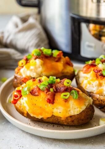 Crockpot Twice Baked Potatoes Recipe - The Cookie Rookie®