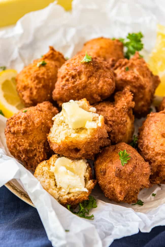 Fried Hush Puppies Recipe - The Cookie Rookie®