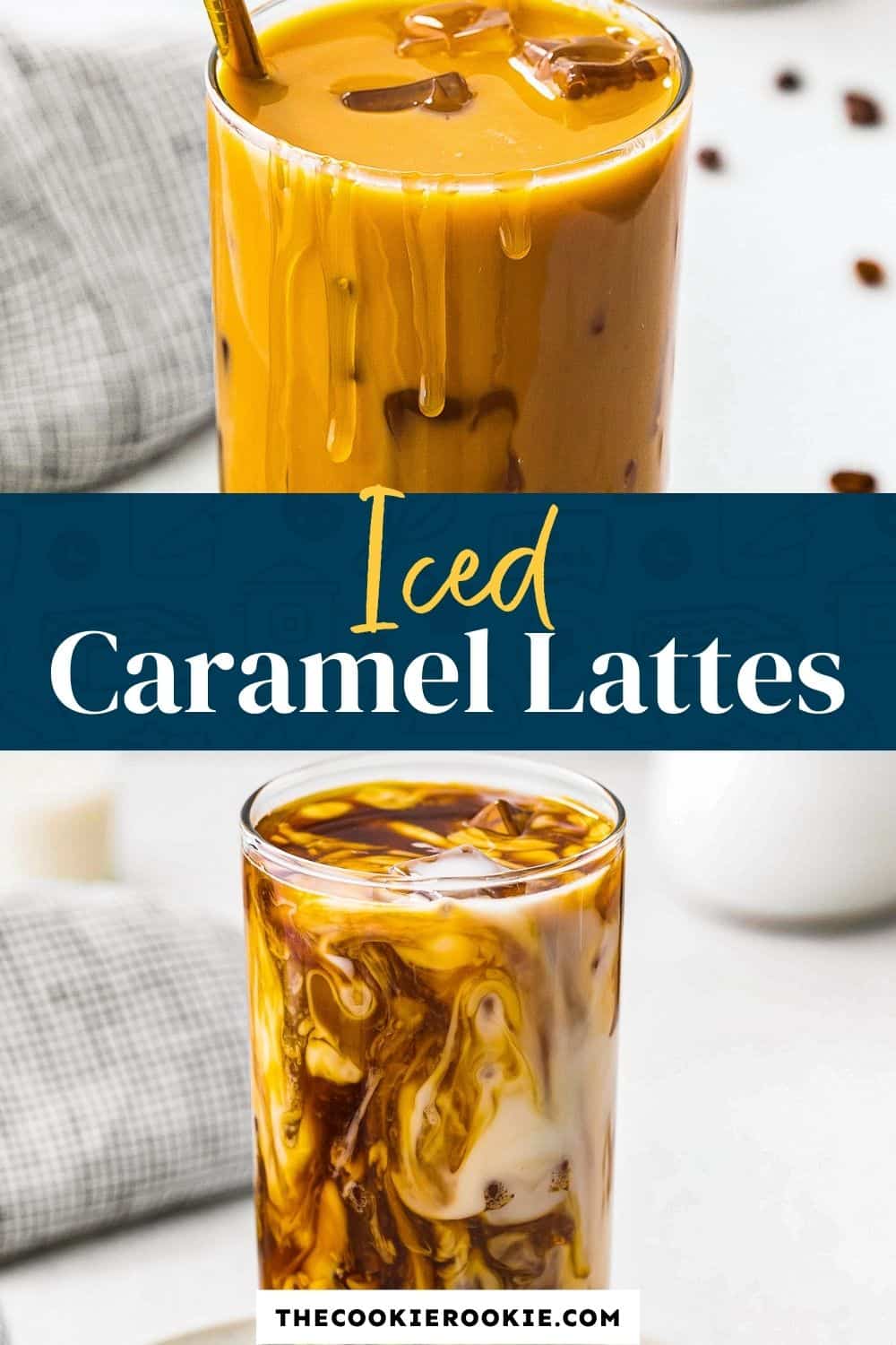 Iced Caramel Latte Recipe - The Cookie Rookie® » MENGHADIRKAN