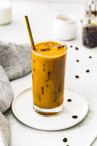 Iced Caramel Latte Recipe - The Cookie Rookie®