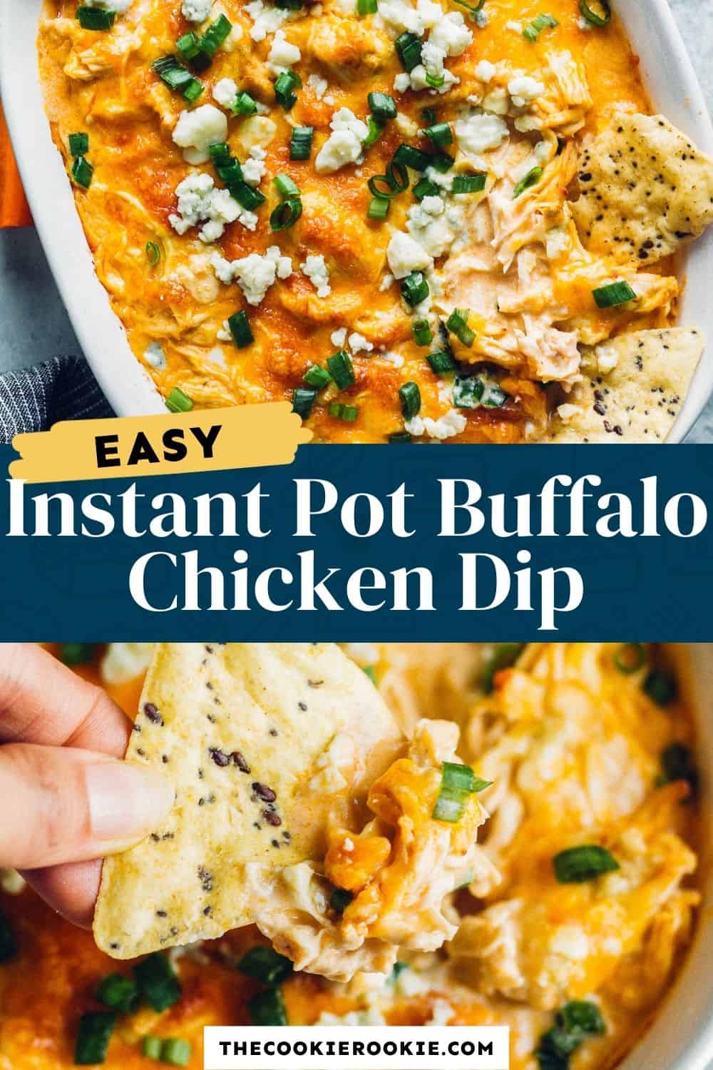 Instant Pot Buffalo Chicken Dip Recipe - The Cookie Rookie®