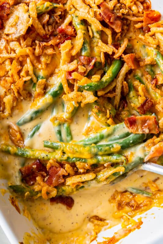 Loaded Green Bean Casserole Recipe - The Cookie Rookie®