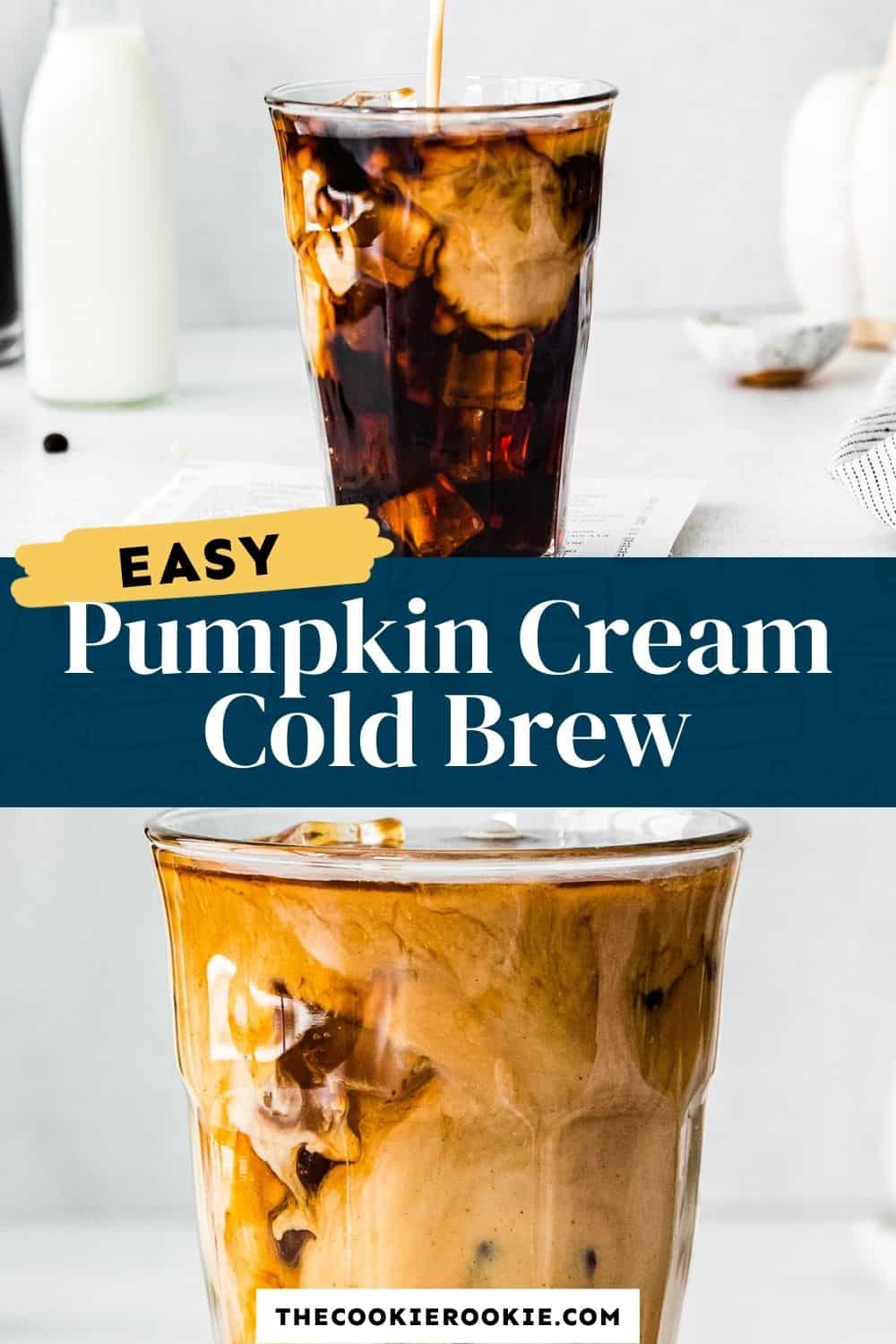 Pumpkin Cream Cold Brew Recipe - The Cookie Rookie®