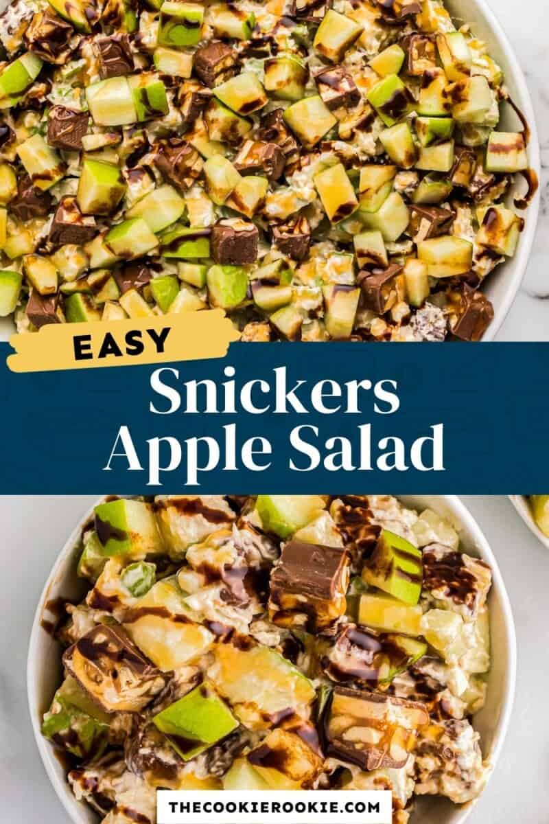 Snickers Apple Salad - The Cookie Rookie®