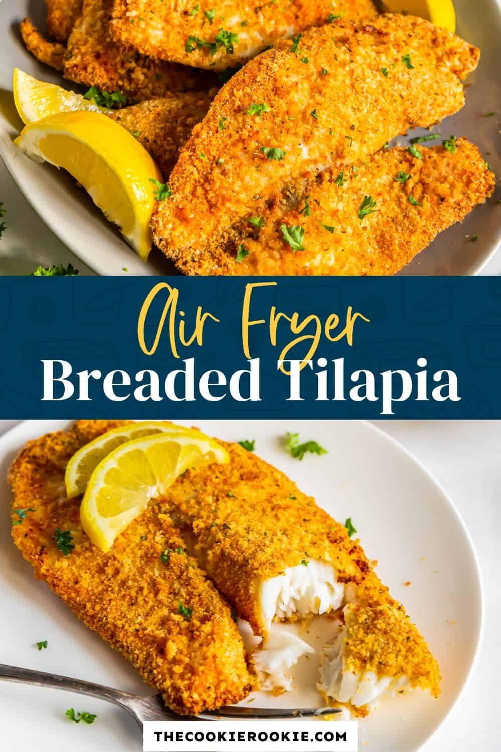 Air Fryer Breaded Tilapia - The Cookie Rookie®