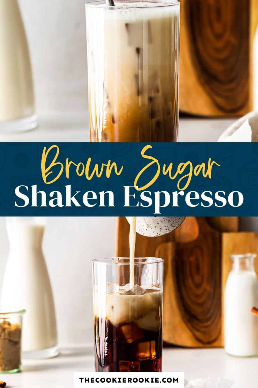 Iced Brown Sugar Shaken Espresso - The Cookie Rookie®