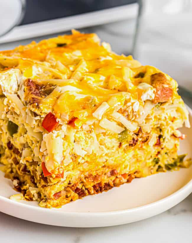 Crockpot Breakfast Casserole Recipe - The Cookie Rookie®