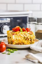 Crockpot Breakfast Casserole Recipe - The Cookie Rookie®