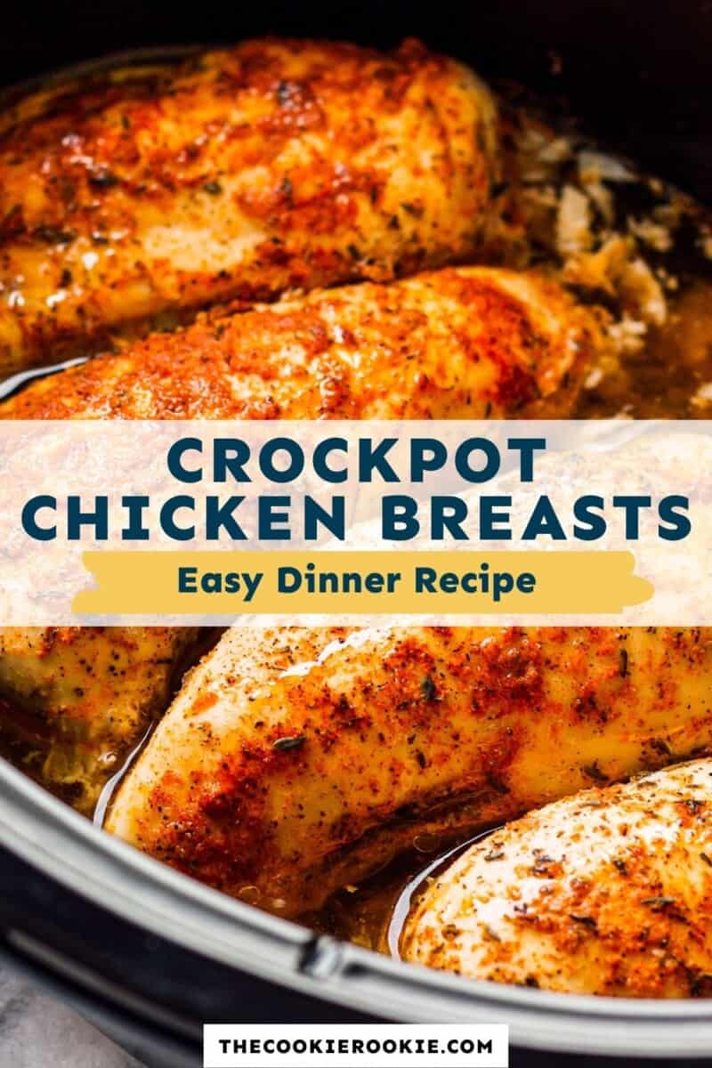 Crockpot Chicken Breast Recipe - The Cookie Rookie®